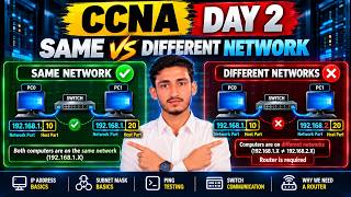 CCNA Journey Day 2: Same vs Different Networks Practical Lab