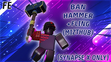 (FE) Ban Hammer + Fling | Script Showcase | ROBLOX EXPLOITING
