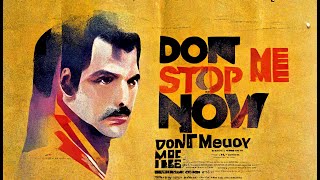 Video thumbnail of "Dont Stop Me Now - Queen - But the lyrics are Ai generated images"