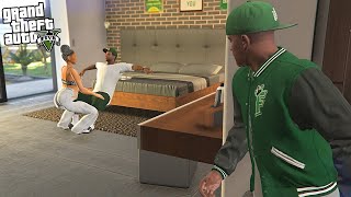 FRANKLIN CAUGHT SISTER IN ROOM WITH LAMAR IN GTA 5!!!