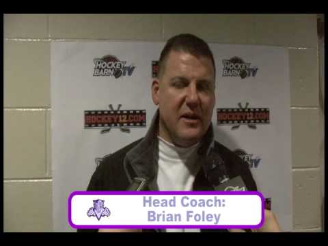 HockeyBarn.com post-game interview with Brian Foley