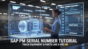 SAP PM Serial Number Tutorial | Track Equipment & Spare Parts Like a Pro 🔧 (Step-by-Step Guide)