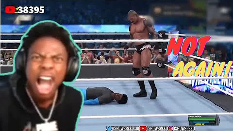IShowSpeed Plays WWE 2K24 😂 (Gets RKO By Randy Orton)😂🔥