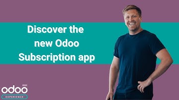 Discover the new Odoo Subscription app