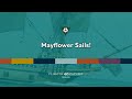 Mayflower sails