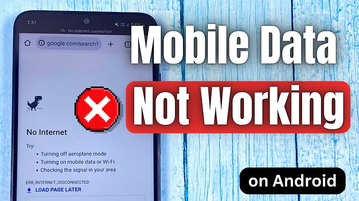 How to Fix Mobile Data Not Working | No Internet on Mobile Data