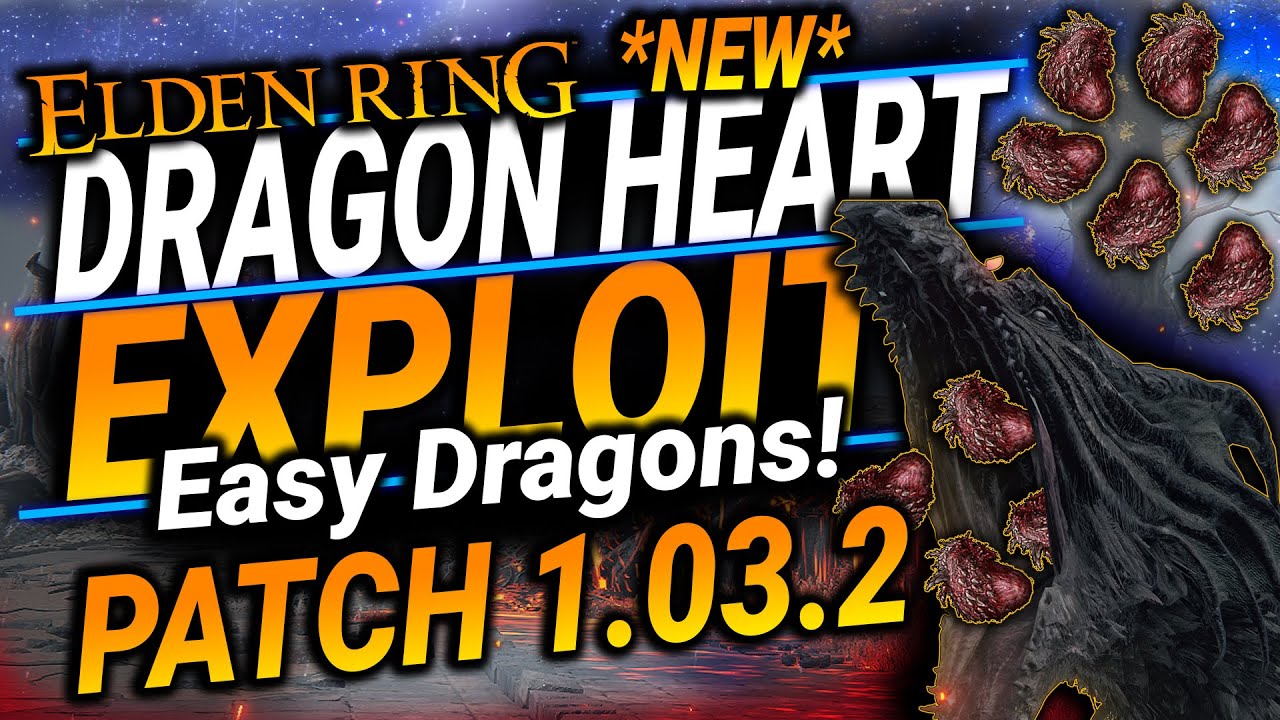 Elden Ring Exploit Dragon Glitch! All Hearts Fast! Easy Runes! PATCH