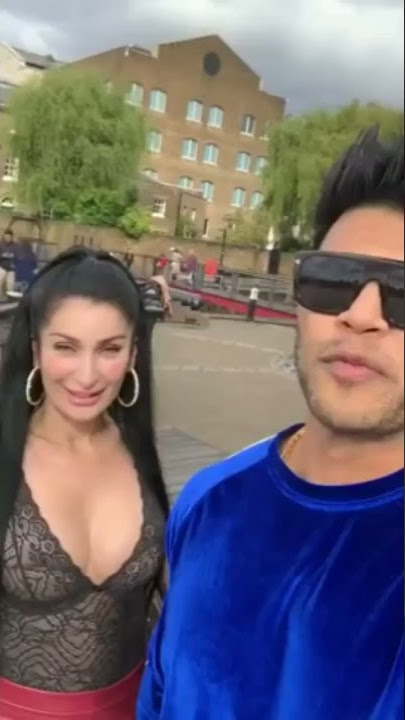 Sahil Khan and Negar khan in London#shorts
