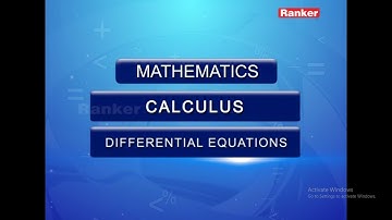 Calculus, Mathematics by K.V.Mallikarjuna Rao sir | Differential Equations part 1