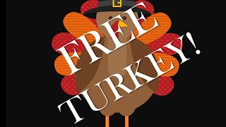 Get a FREE Thanksgiving Turkey!  Places Giving Away a Thanksgiving Turkey For Free!