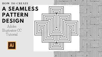 Create a Seamless Pattern Design - Adobe Illustrator CC Tutorial
