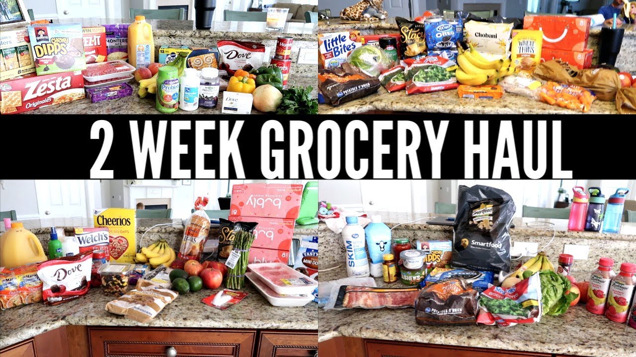 2 WEEK GROCERY HAUL | MEAL PLAN - YouTube