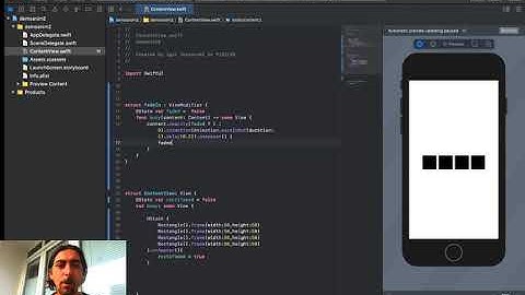 Swiftui animation using  custom modifiers (fadein out example)