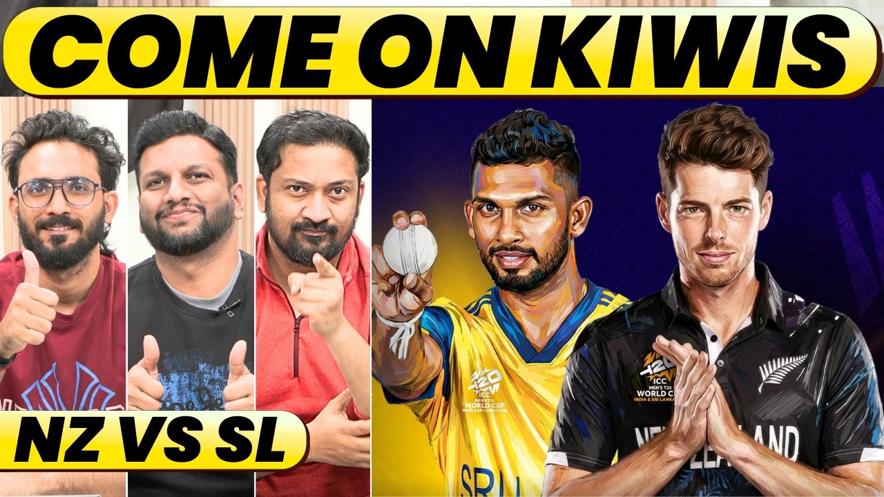 🔴NZ vs SL: PAKISTAN WANTS LANKA’s WIN. NZ EYE SEMIS SPOT. PAK’s GAME OVER