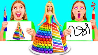 Who Draws it Better Take The Prize | Drawing Hacks by BaRaFun Gold Challenge