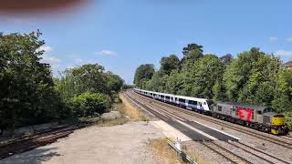 Class 37 Power! ROG 37510 hauls NEW Elizabeth Line 345071 at Barrow Upon Soar (14-07-2026)