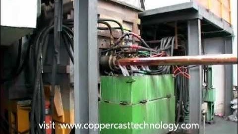 Horizontal Continuous Casting Machines copper video no 1 www.coppercasttechnology.com