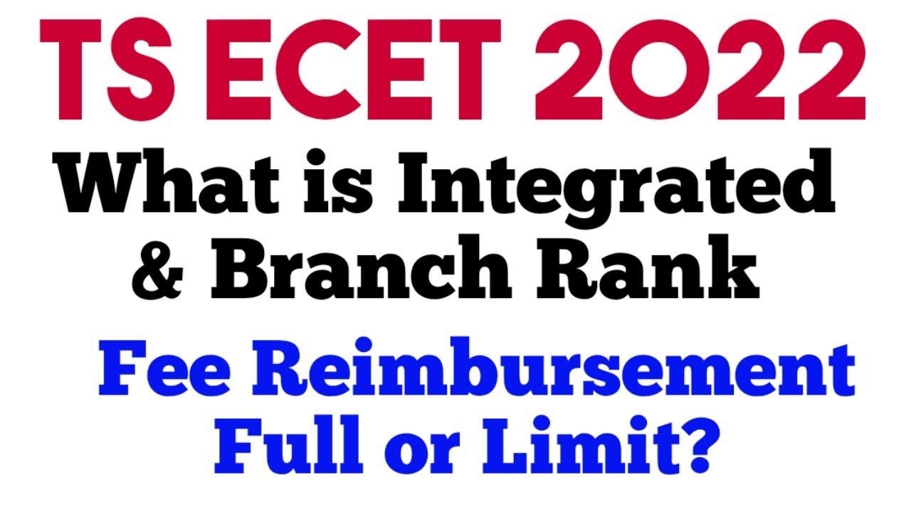 TS ECET 2022 Important Information