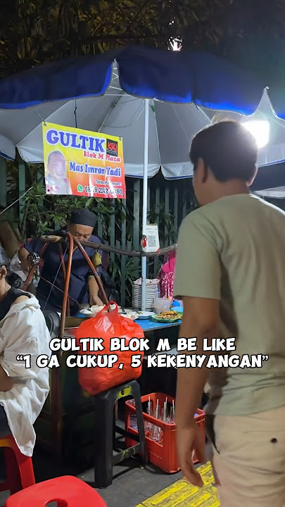 Misteri! Makan Gultik Blok M Kenapa Gak Cukup 1 Piring? 🤣 #shorts