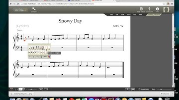 Noteflight Tutorial - how to write music