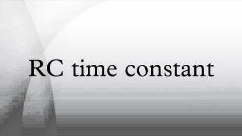 RC time constant