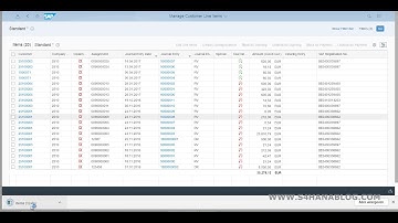 SAP S/4HANA Embedded Analytics - Smart Business - Overdue Receivables