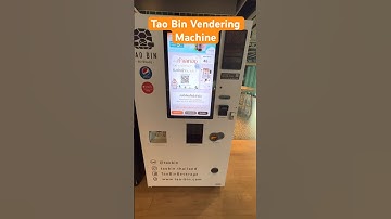 Tao bin vendering machine drink