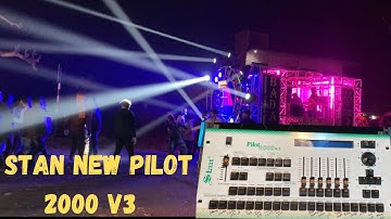 How To Programming Pilot 2000 v3 Dmx Sharpy Light || Stan 2000 V3