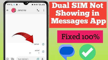 Dual SIM Option Missing From Message App 2025 | Change Default SIM For Message in Android