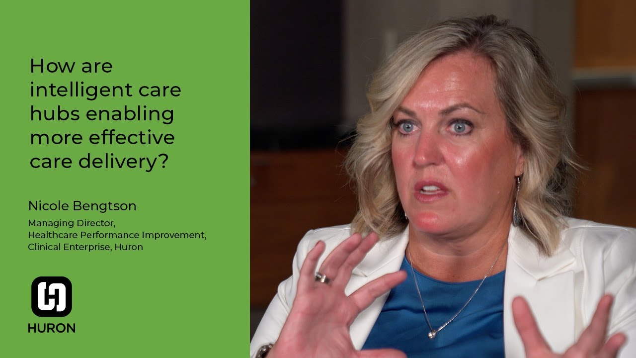 What healthcare challenges do intelligent care hubs address?
