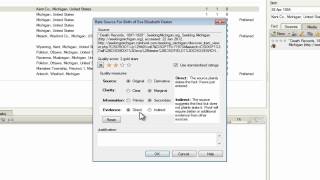 Standardized Source Citation Ratings in Family Tree Maker 2012