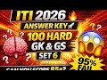 Full Mock Test Solution 💯 ITI 2026 | 100 Questions Answer Key