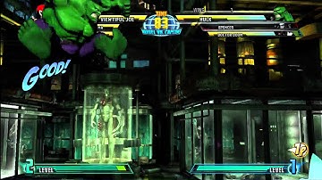 Losers Quarter Final Joe (Viewtiful Joe/Akuma/Haggar) vs Ken (Spencer/Hulk/Doctor Doom)
