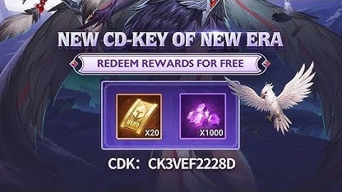 Mobile legends Adventure  new cd key 2022