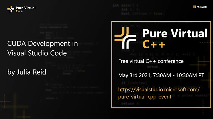 CUDA Support in Visual Studio Code with Julia Reid
