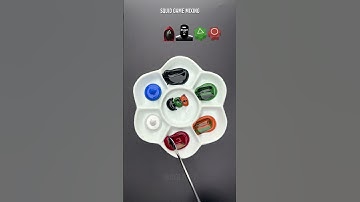 Squid Games Mixing #games #squidgamchallenge #colormixing #satisfying