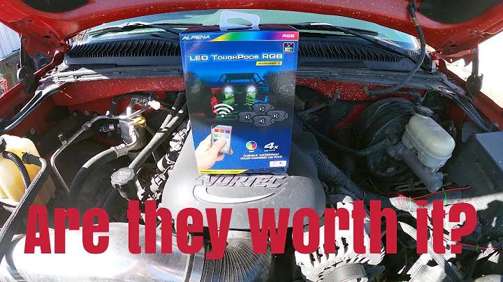 Alpena toughpods (rock lights) install/review!!