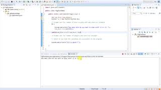 02  - Java Programming (Pig Dice Game)  - Getting Number Of Dice And Players