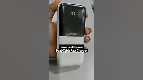 Powerbank Baseus Dual-Cable Fast Charger #shopeehaul #shopeemy #baseus #powerbank @Shopee_MY