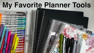 Destiny Plans- My Favorite Basic Planning Tools (Erin Condren Colibri Paper Mildliners highlighters)