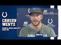 Carson Wentz Media Availability | 2021 Colts OTAs