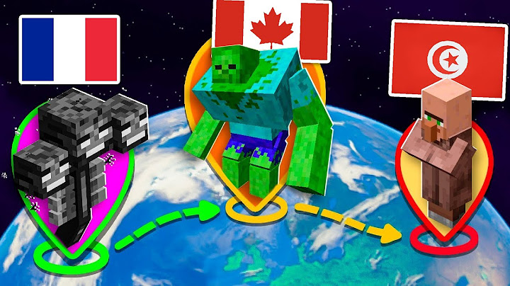 J'ai créé une Guerre Mondiale de Mobs ! (Avec TOUS LES PAYS)