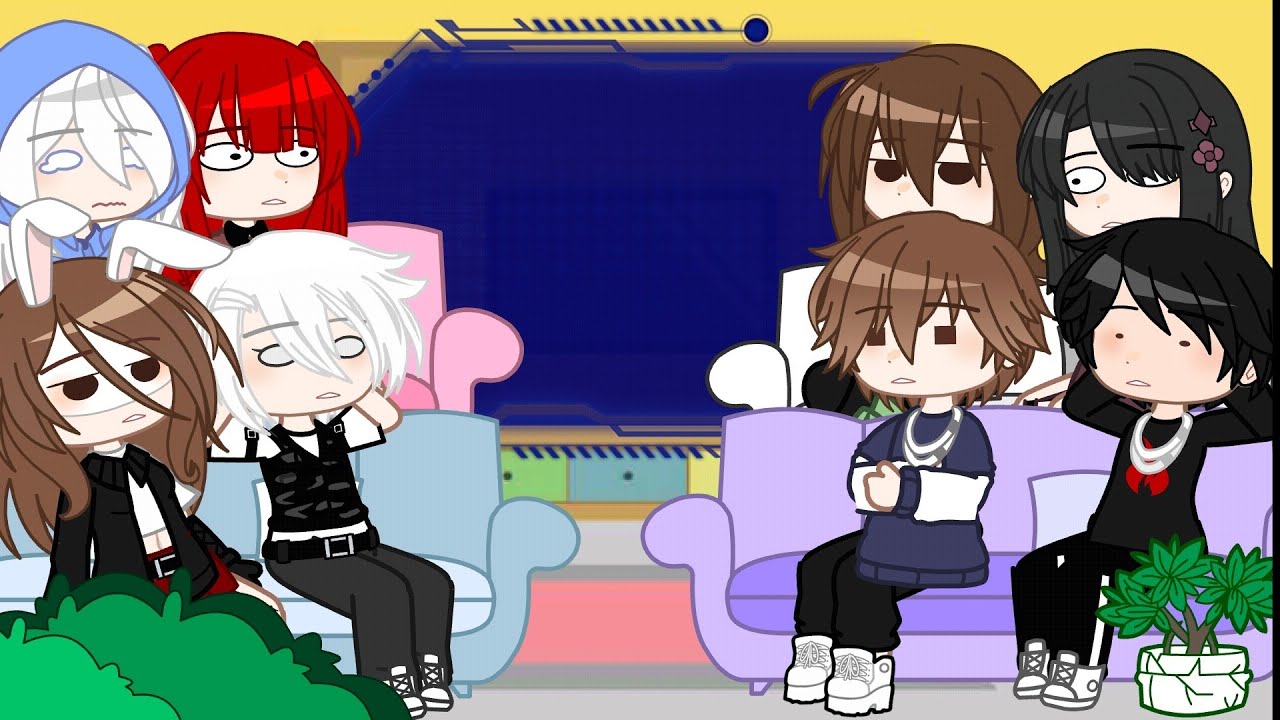 //Реакция персонажей я попала в школу хулиганов на руню//колаб с @Mikuqqxx//