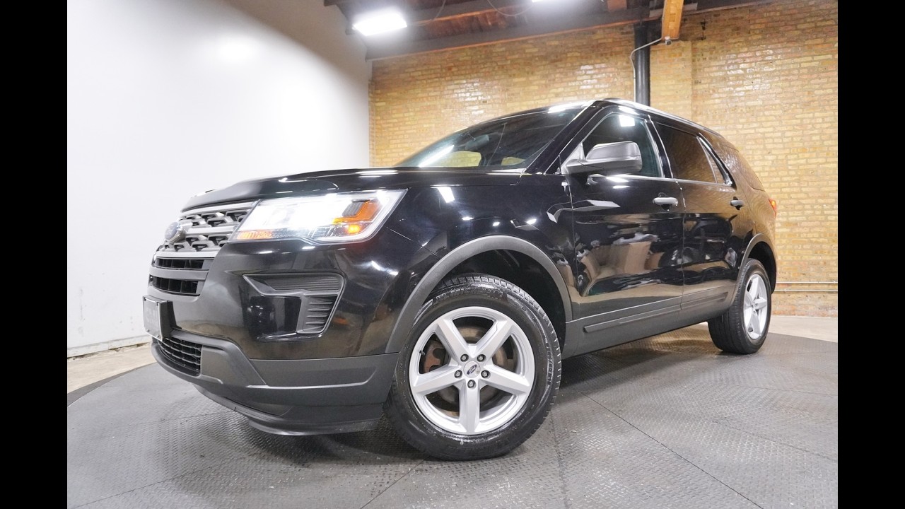 2018 Ford Explorer 4WD, Black, 68k Miles, Stk: R-8698 - YouTube