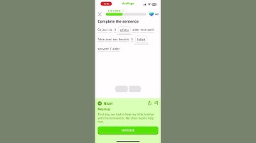 Let’s learn French with Duolingo #beginner section 5: adventurer unit 7 #français #shorts #france