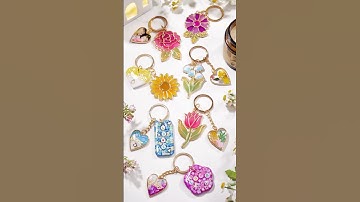 Let’s Resin Keychain Making Kit #letsresin #diy #giftideas #resinart