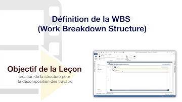 Tutoriel Vidéo de PriMus - Définition de la WBS (Work Breakdown Structure) - ACCA software