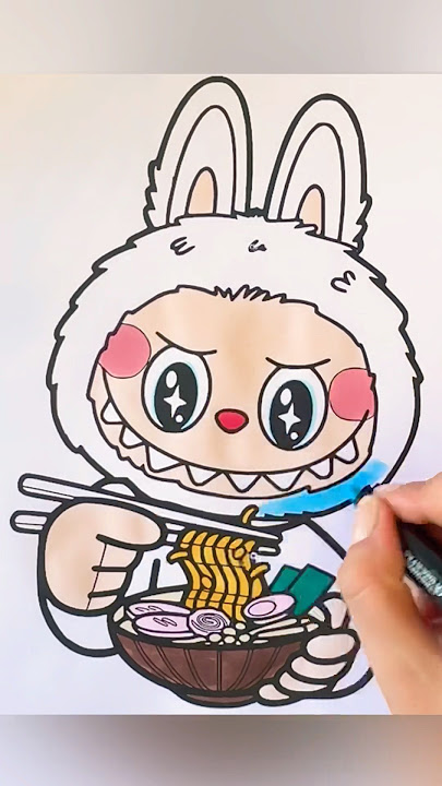 Marker art : Labubu | Labubu Artwork
