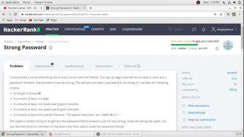 Strong Password Hacker Rank Solution in C Programming