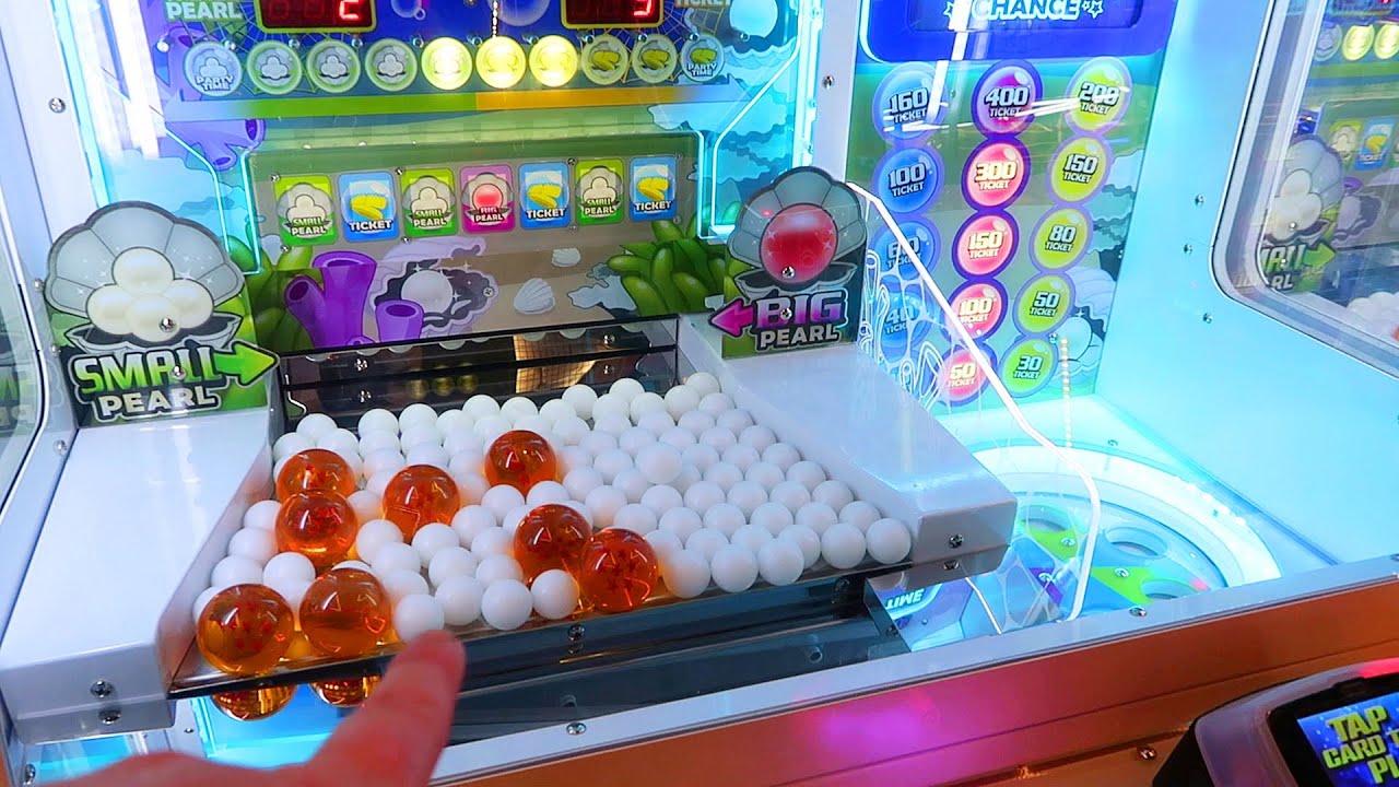 Pearl Fishery Arcade Game Dragon Ball And Cool Mints Style Coin
